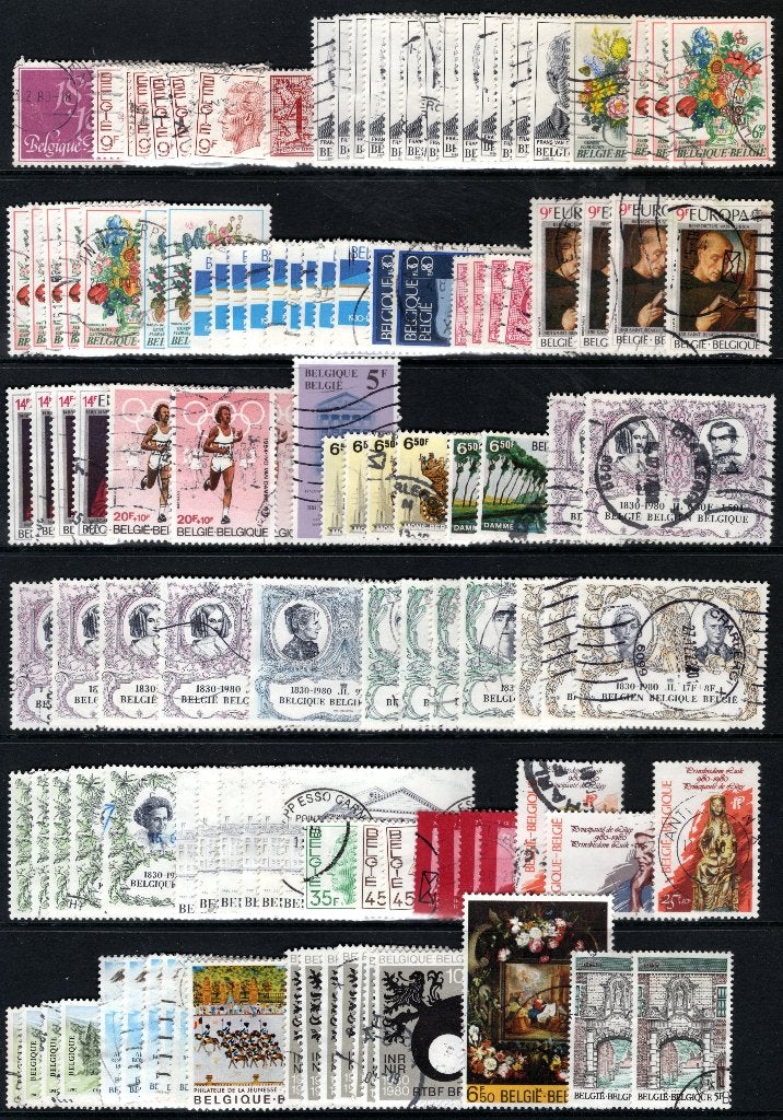 Année 1980 timbrée (1962-1997), Timbres & Monnaies, Envoi, Affranchi, Oblitéré