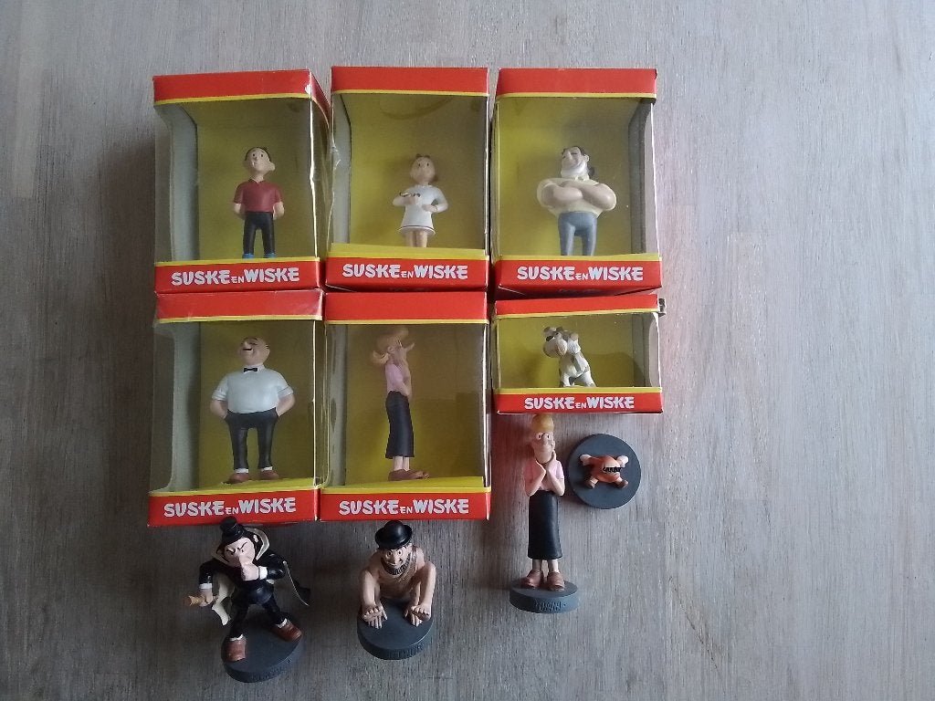 Suske sn Wiske figuren beeldjes, Verzamelen, Ophalen of Verzenden, Suske en Wiske, Zo goed als nieuw, Beeldje of Figuurtje
