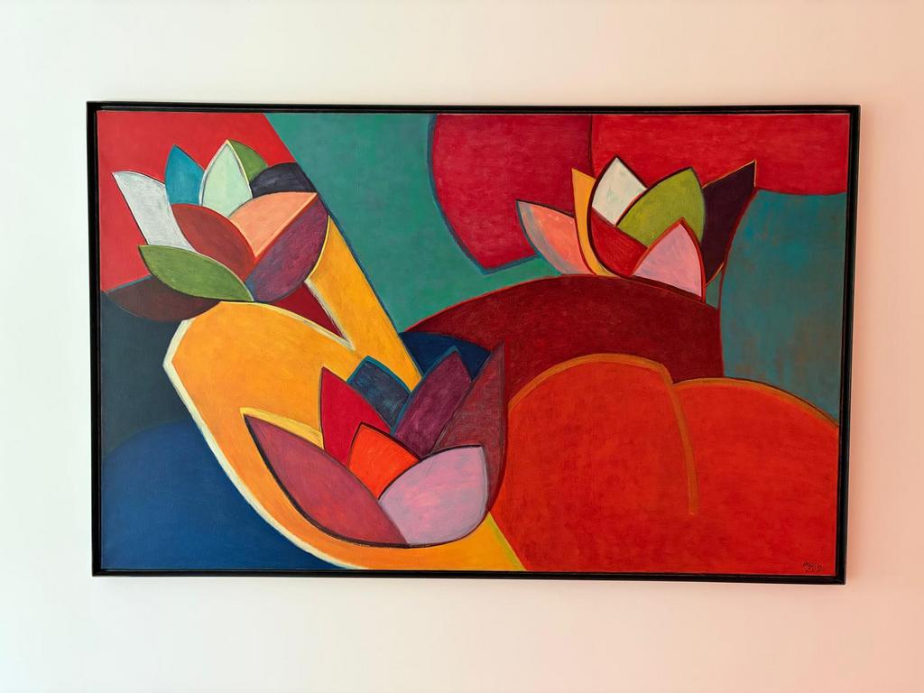 Schilderij - INJAS - olieverf, Enlèvement