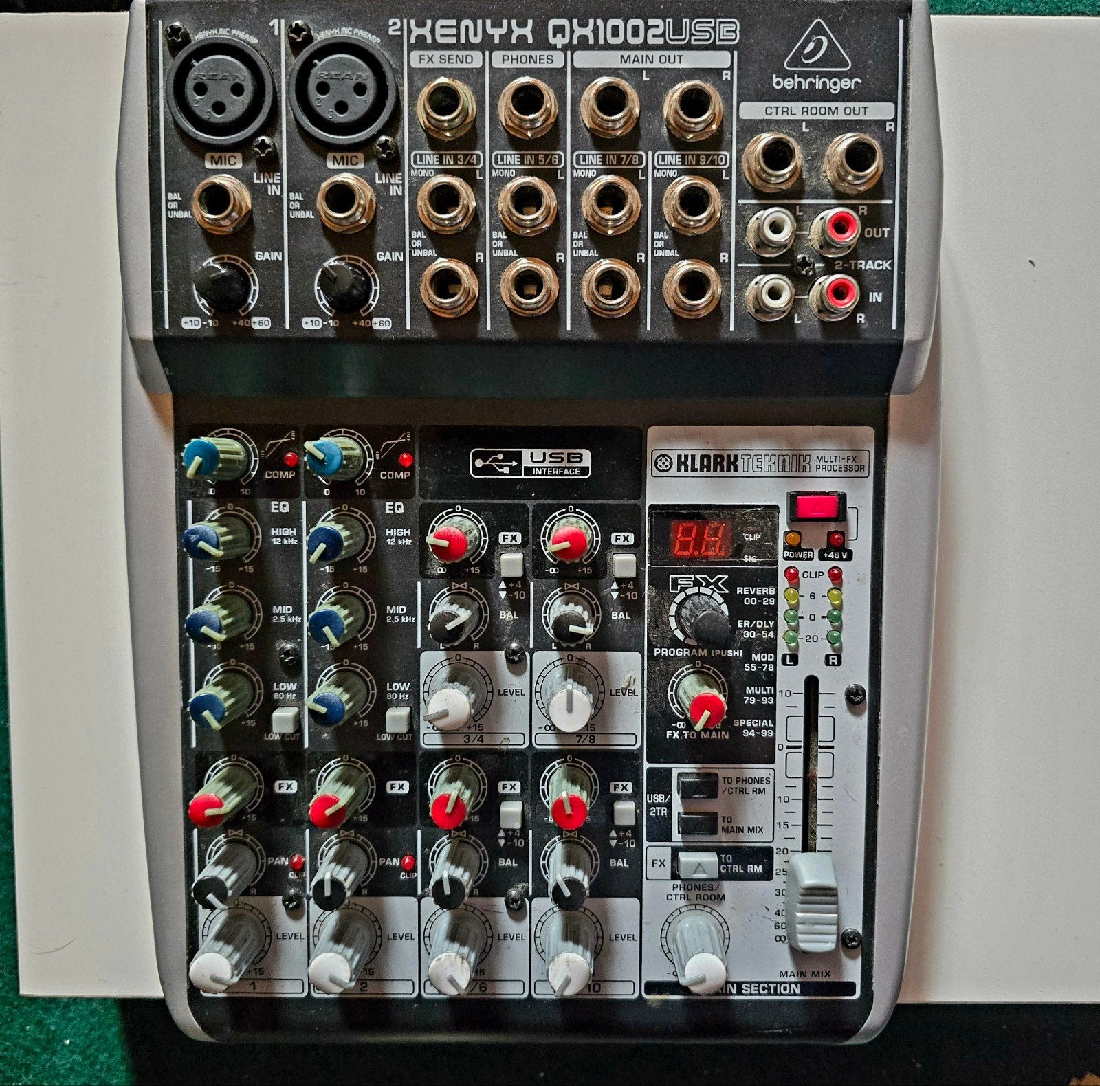 Complete Audio Set - Behringer Xenyx QX1002USB Mixer, Muziek en Instrumenten, Ophalen