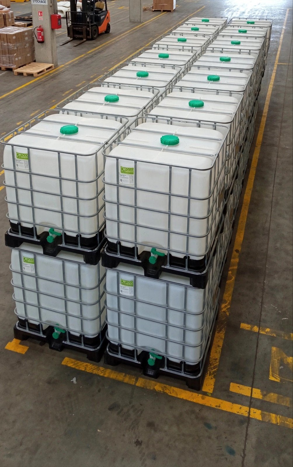 citerne alimentaire ibc certifié food, Enlèvement
