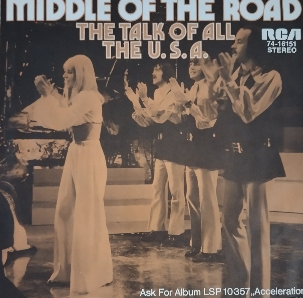 Middle of The Road - Samson and Delilah/Talk of all the USA, Cd's en Dvd's, Fotohoes, 7 inch, Single, Ophalen of Verzenden