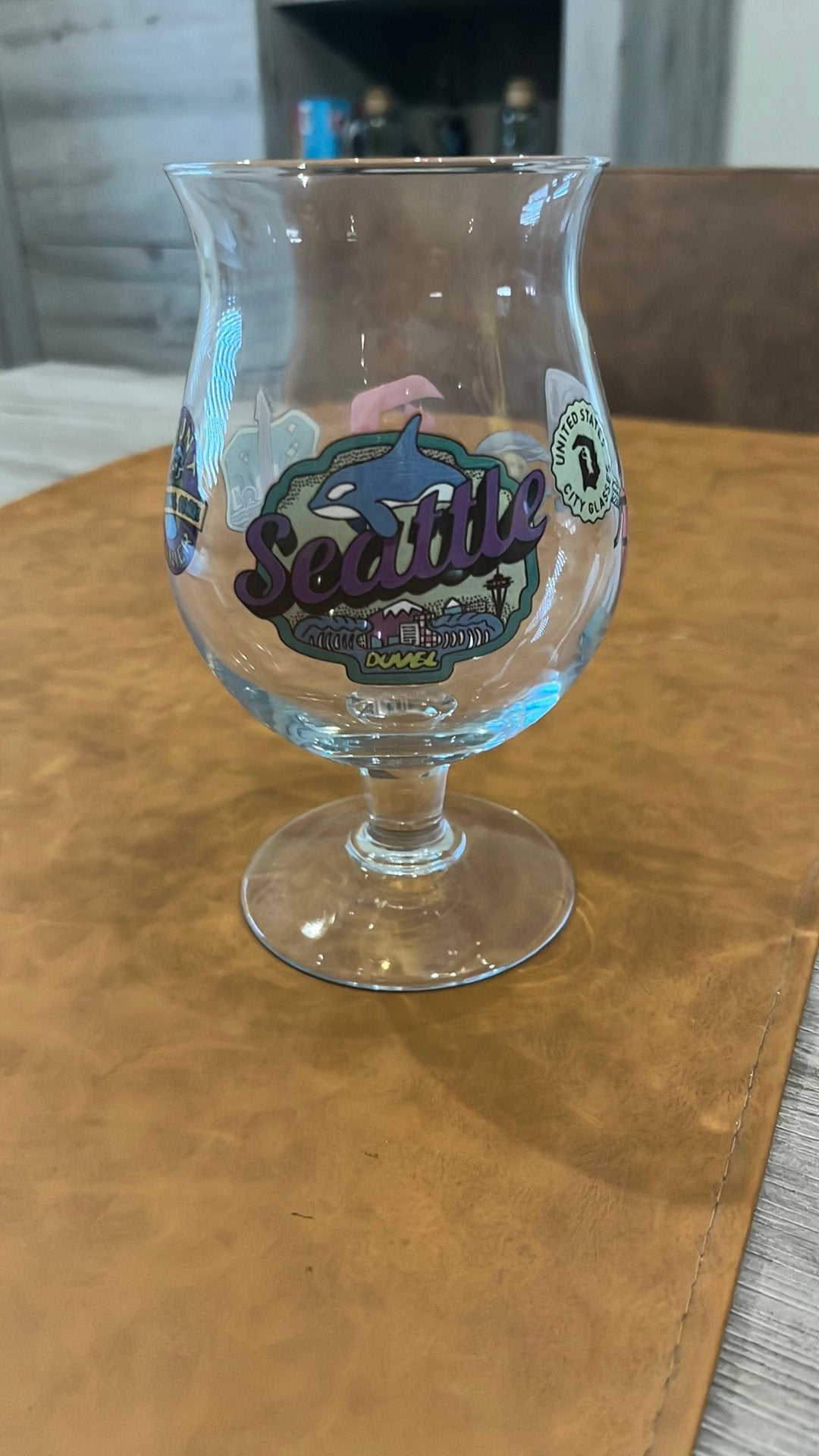 Verre Duvel Seattle, Collections, Verres & Petits Verres, Enlèvement ou Envoi, Comme neuf