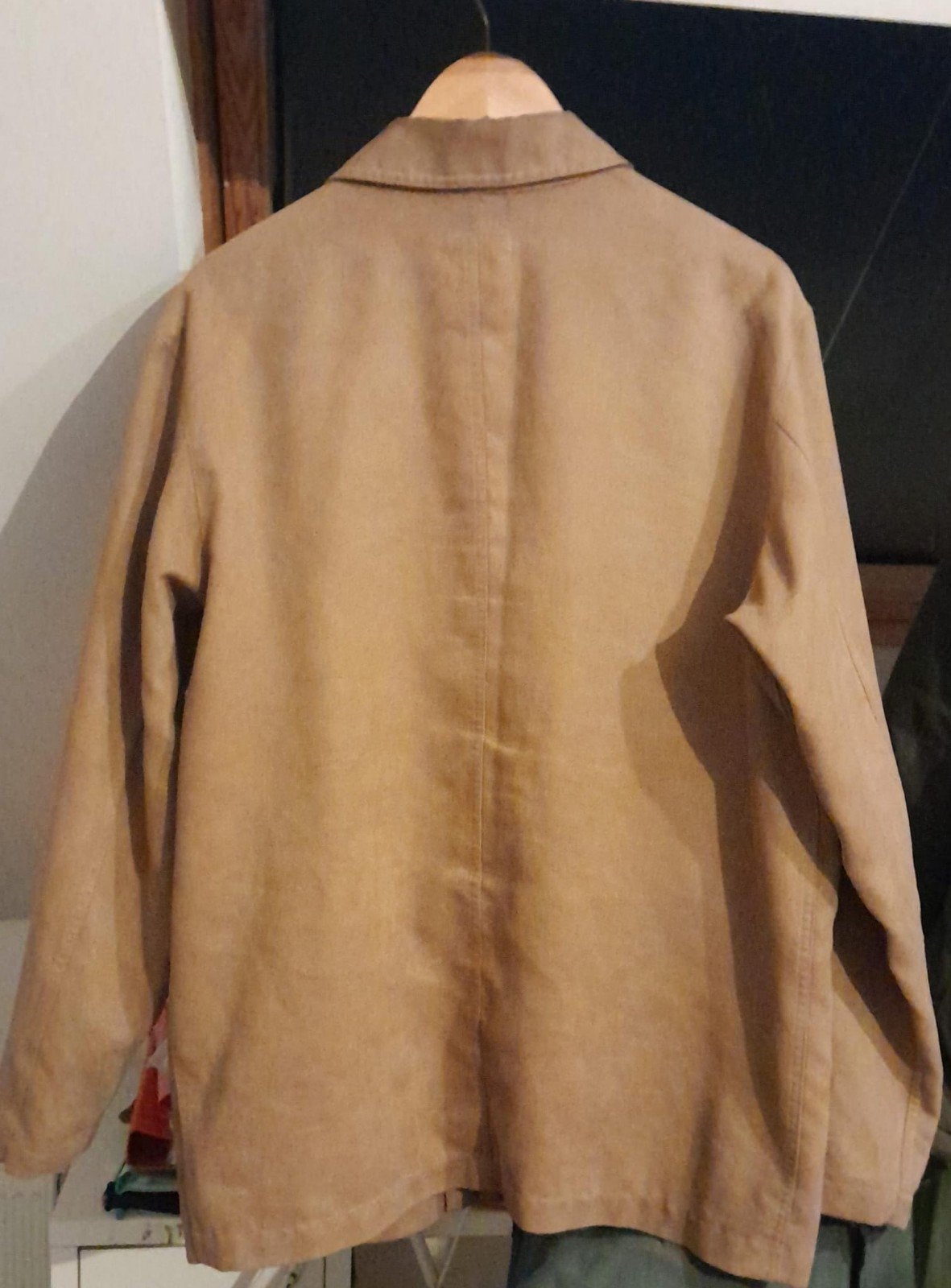 veste style daim, Enlèvement, Porté, Brun