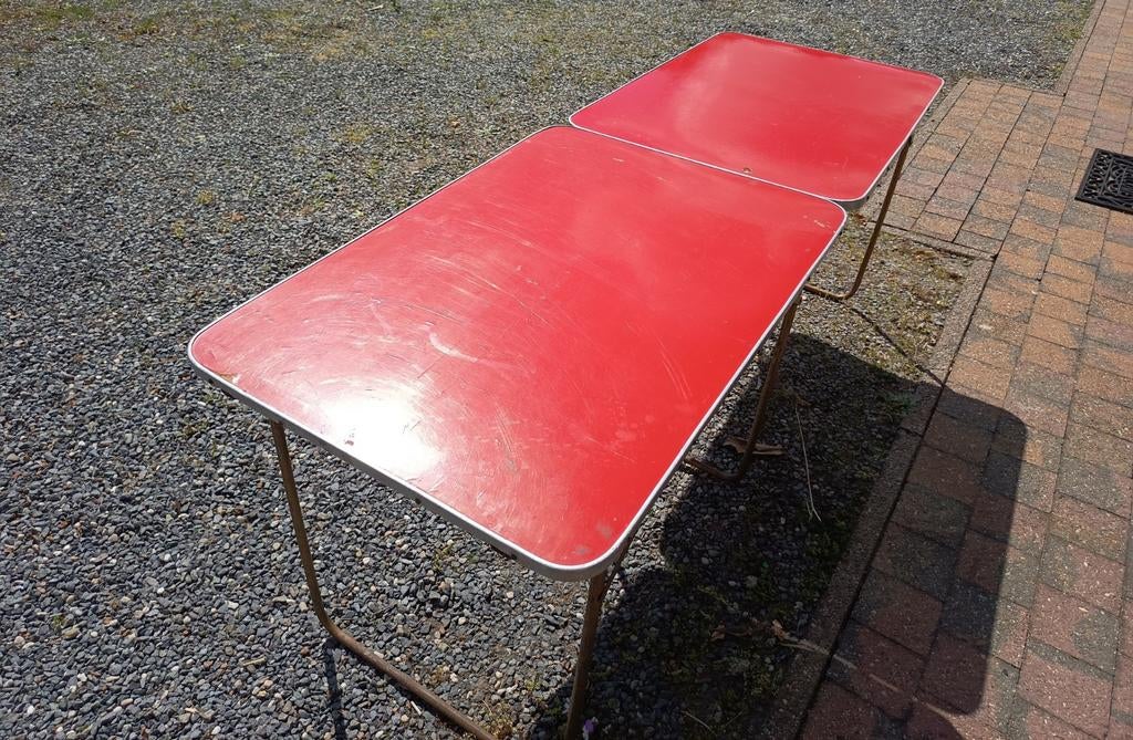 2 tables de camping vintage de Lafuma, Enlèvement, Utilisé, Table de camping