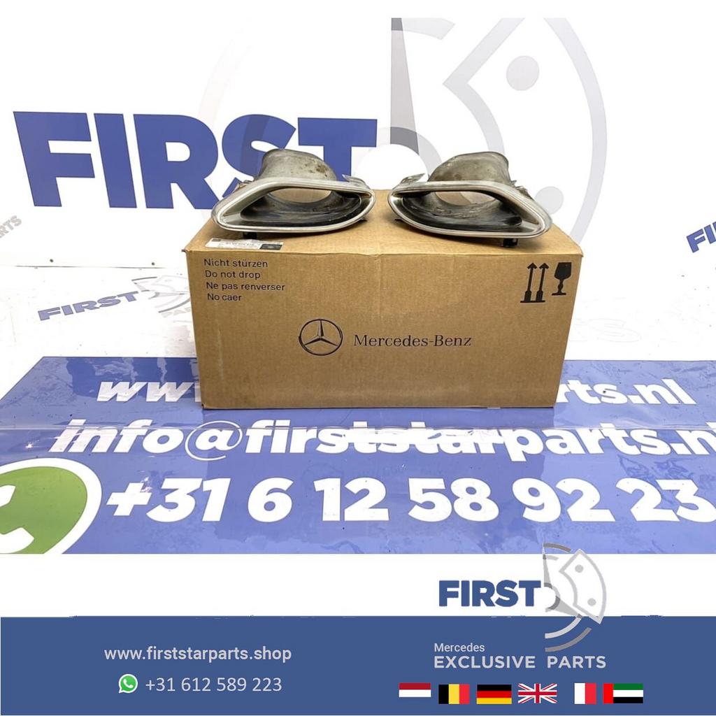 W205 C Klasse UITLAAT SIERSTUK origineel Mercedes 2014-2021, Auto-onderdelen, Gebruikt, -, Ophalen of Verzenden, -