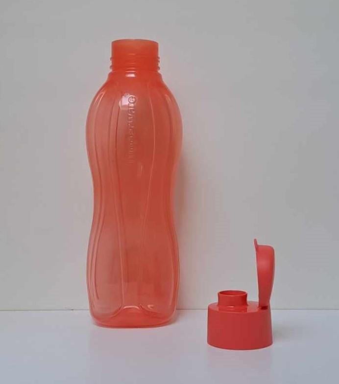 Tupperware™ « Bouteille EcoPlus - Gourde sport » 1 litre, Envoi, Neuf, Rouge, Récipient ou Bol