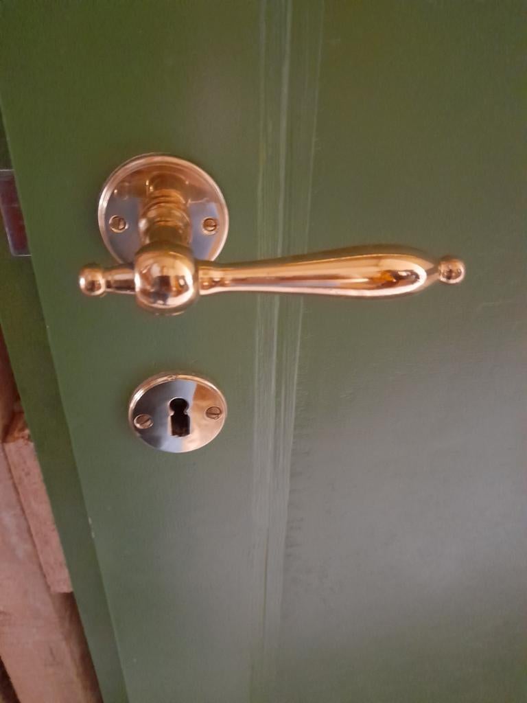 Poignées de porte en laiton NEW, Enlèvement ou Envoi