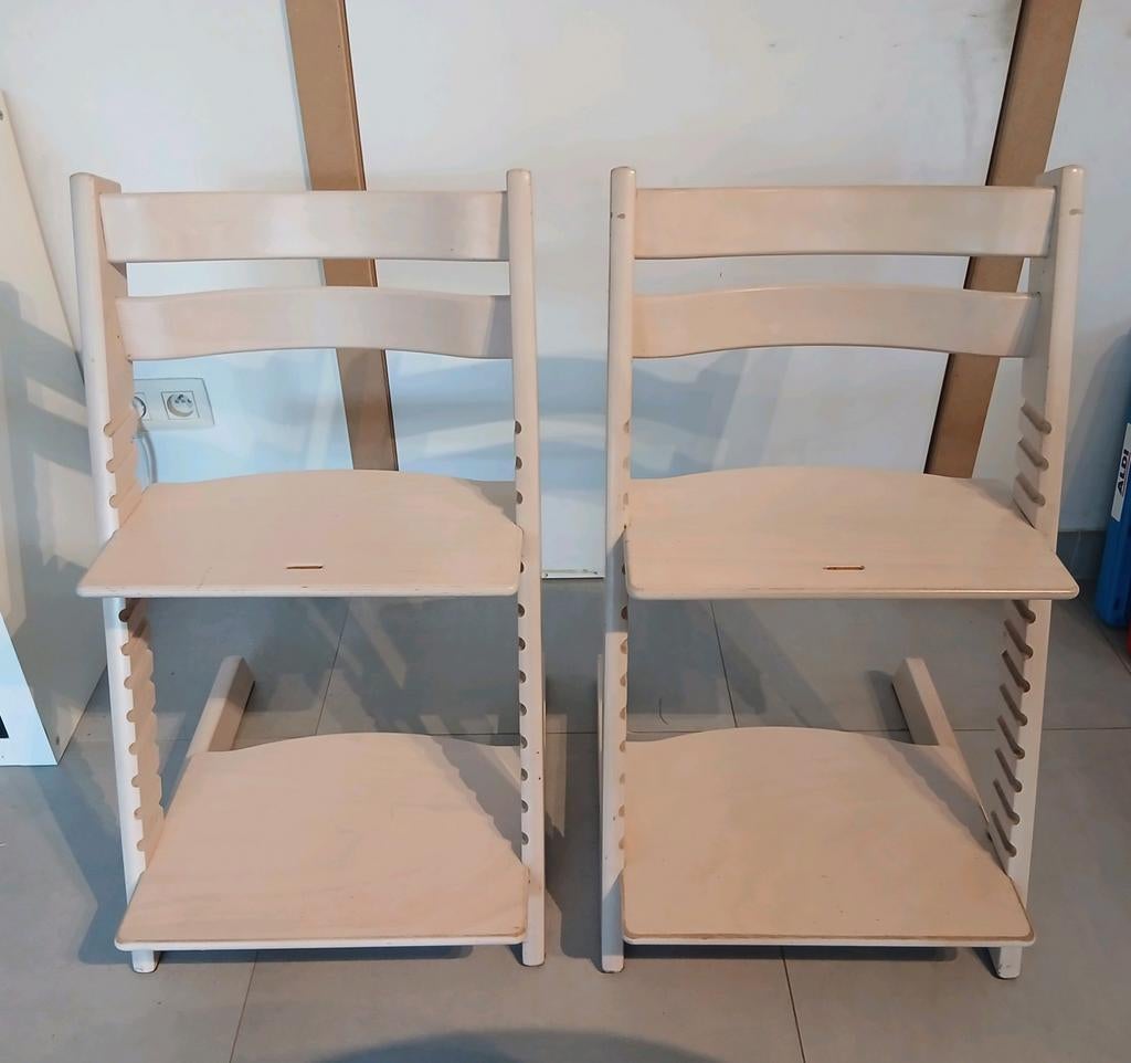 Tripp Trapp Stokke 2x eetstoel / 1x babyset, per stuk, Kinderen en Baby's, Kinderstoelen, Ophalen, Meegroeistoel