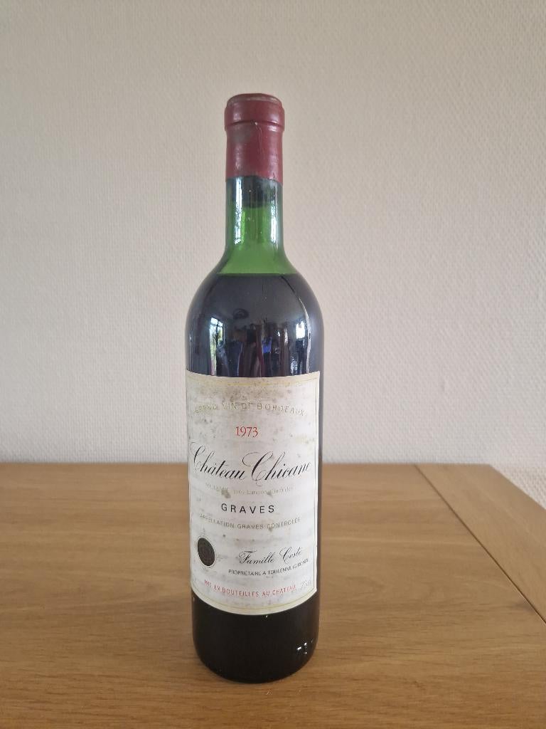 CHATEAU CHICANE - 1973 - Graves - 73 cl, Neuf, Enlèvement ou Envoi, Vin rouge, France