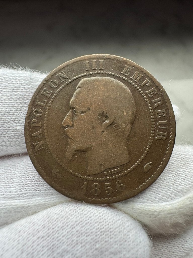 France - 10 centimes 1856 (Napoléon III), Enlèvement ou Envoi, France, Monnaie en vrac