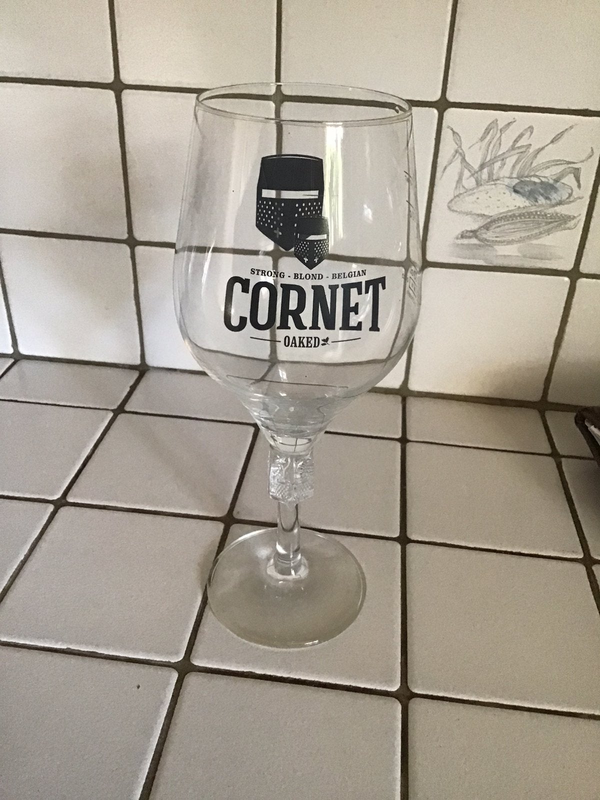 Bierglas Cornet, Verzamelen, Biermerken, Ophalen of Verzenden, Zo goed als nieuw