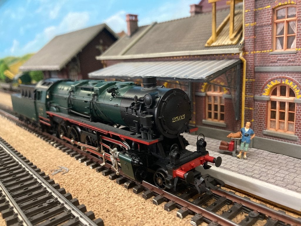 Märklin 34883 NMBS stoomloc reeks 25 delta/digitaal, Wisselstroom, Gebruikt, Locomotief, Ophalen of Verzenden