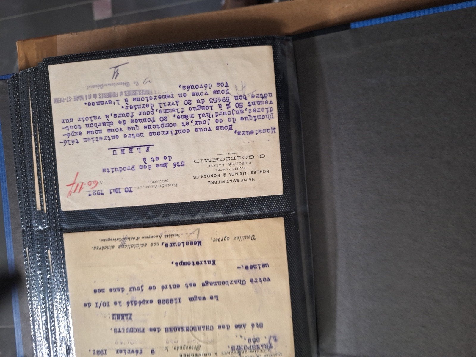 Plusieurs anciennekk la .mine de wasmes et autres, Enlèvement ou Envoi