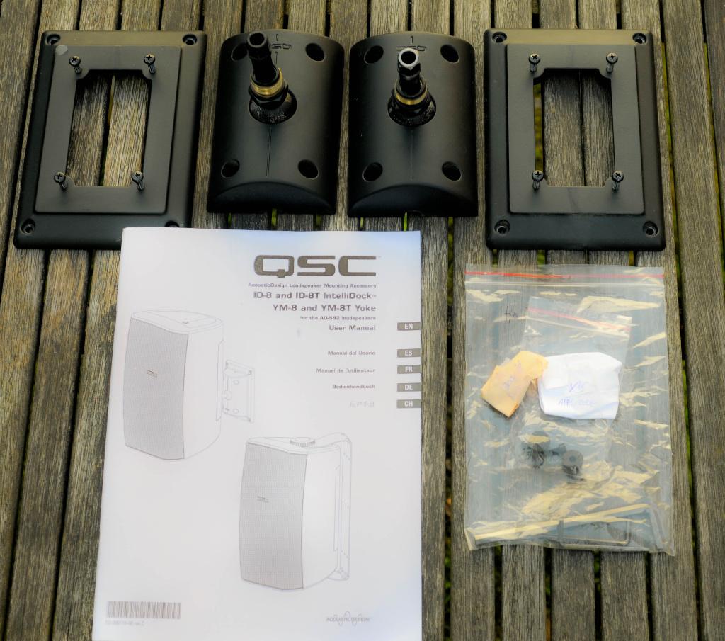 QSC ID8 suspensio sans partie arrière pour baffles, TV, Hi-fi & Vidéo, Autres marques, Enlèvement ou Envoi, Utilisé, Haut-parleurs Frontaux, Arrière ou Stéréo