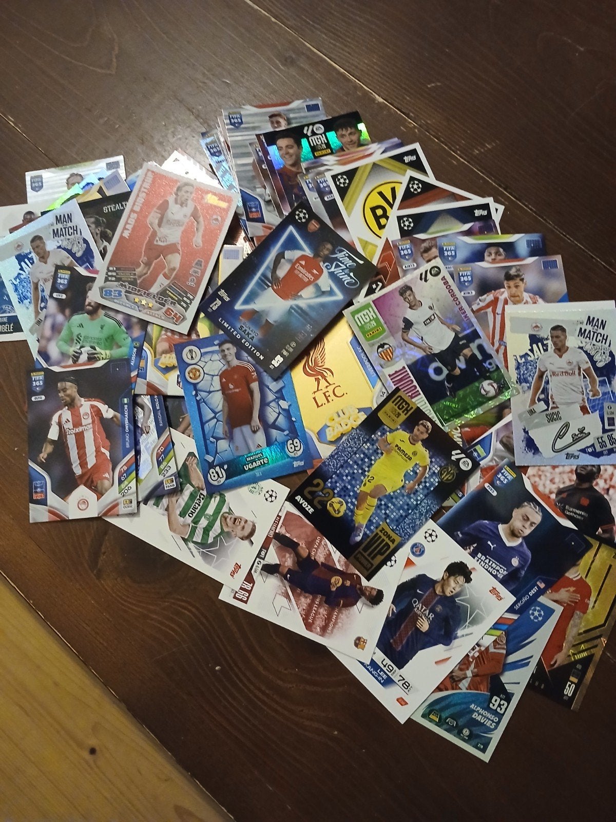 Topps/panini voetbal trading cards, Ophalen of Verzenden