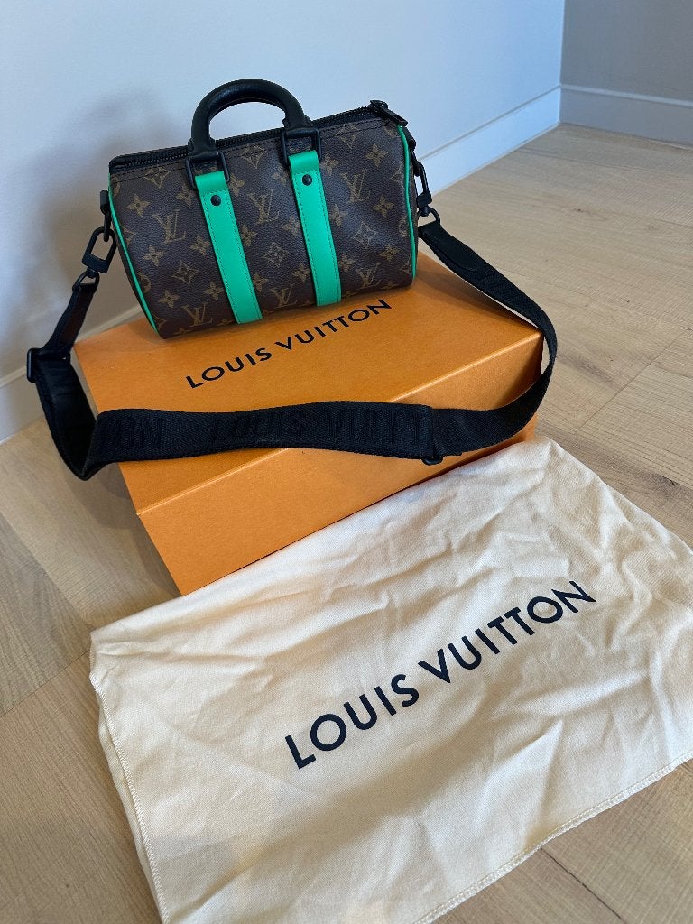 Keepall 25 LV, Ophalen, Zo goed als nieuw, Bruin