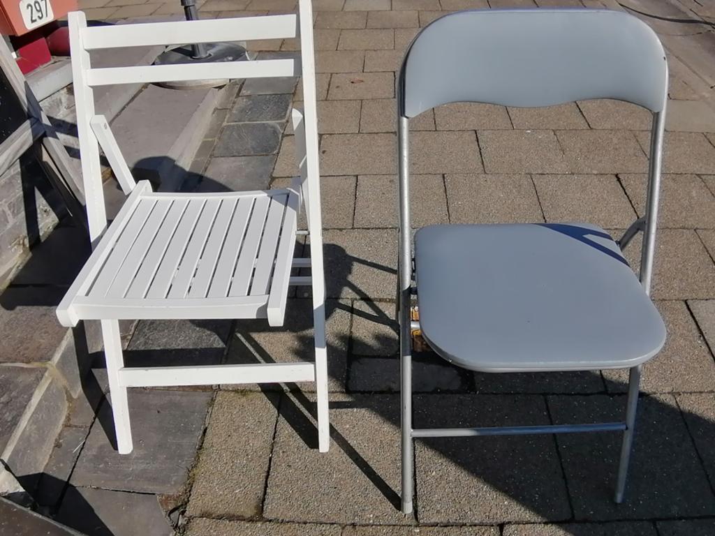 chaises pliantes, Jardin & Terrasse, Enlèvement