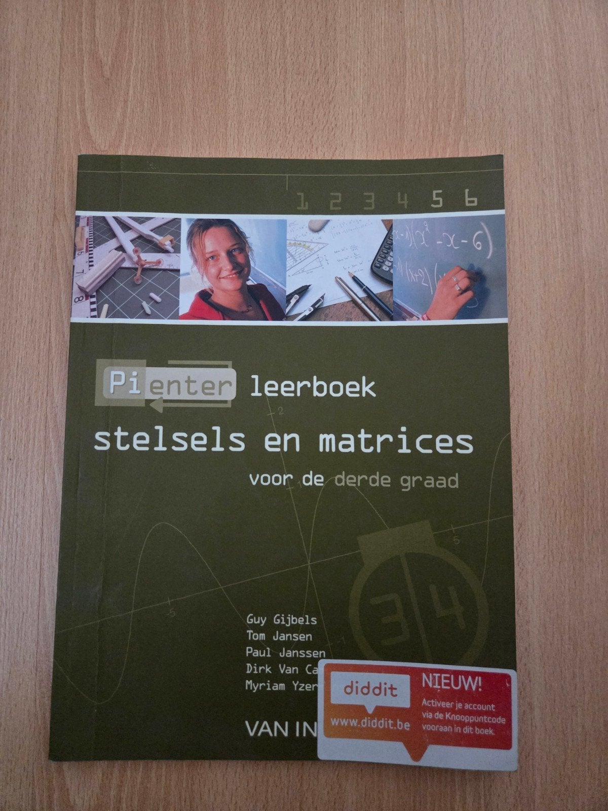 pienter leerboek stelsels en matrices 3de graad, Boeken, Ophalen