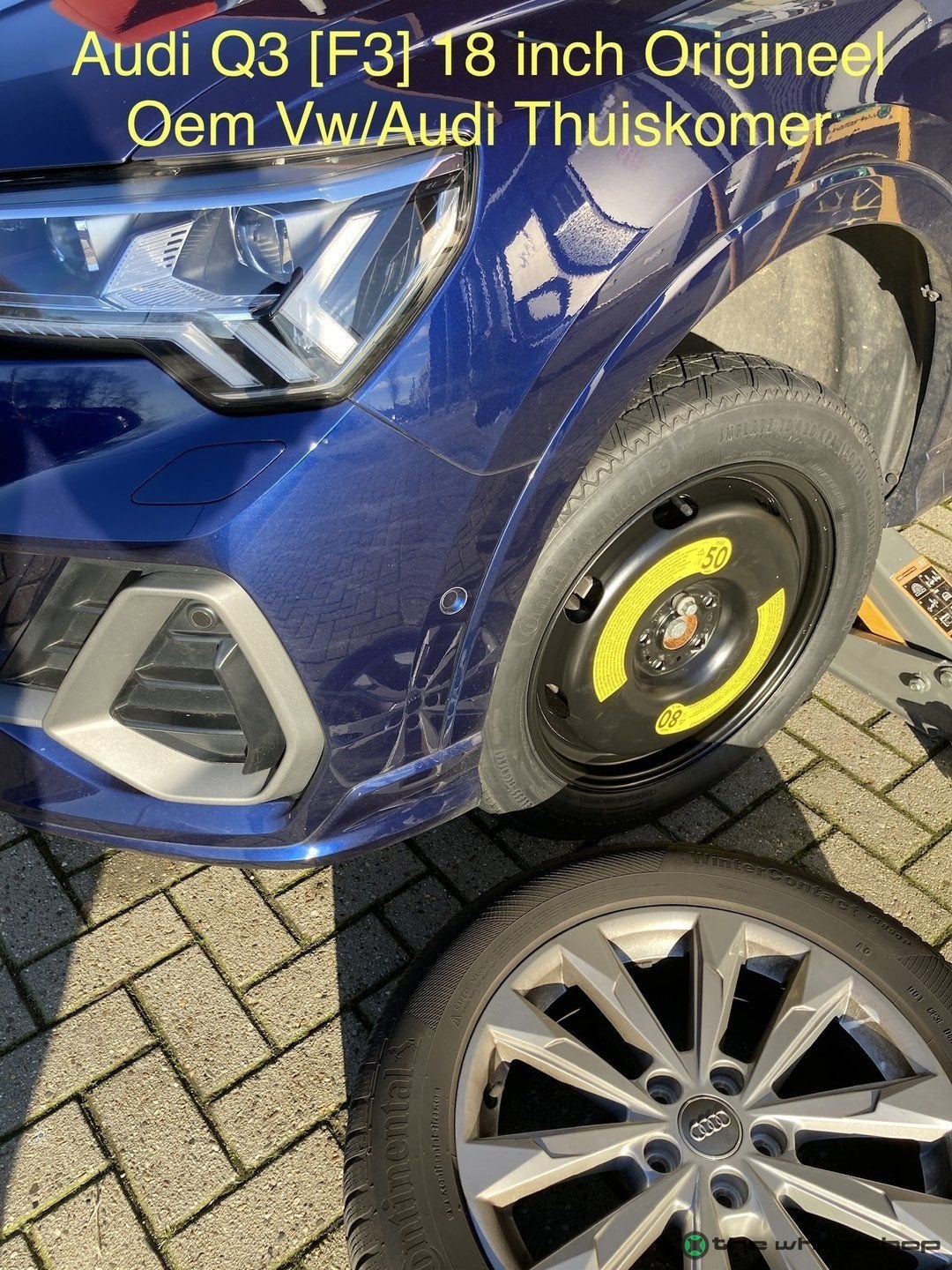 Thuiskomer Reservewiel VW Tiguan T-Roc Audi Q2 Q3 Skoda Kodi, Gebruikt, -, Banden en Velgen, Ophalen of Verzenden