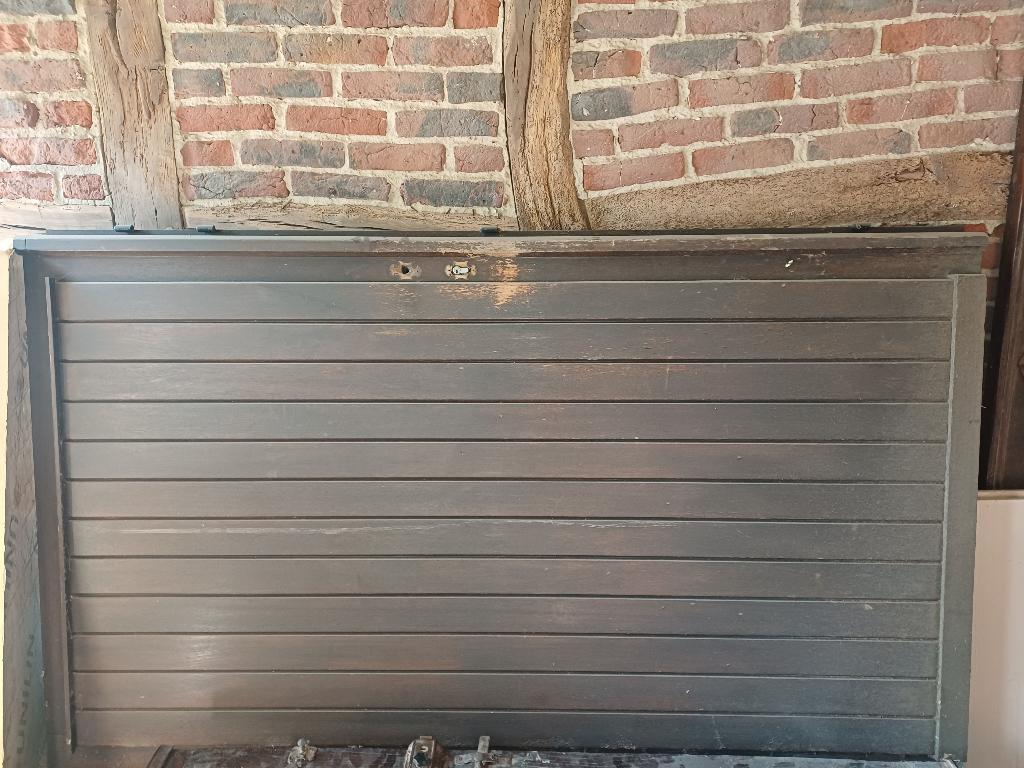 Grande double porte en meranti (garage, atelier, abri...), Bricolage & Construction, 160 cm ou plus, 160 cm ou plus, Enlèvement