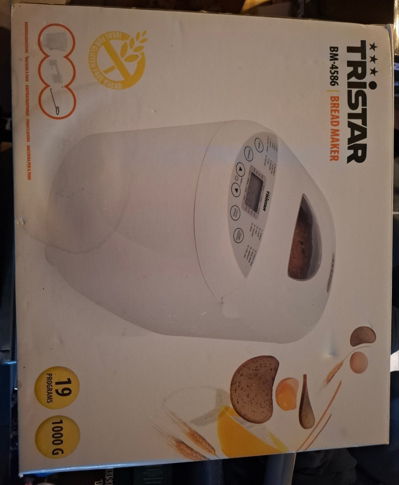 Tristar broodmachine wit, Enlèvement