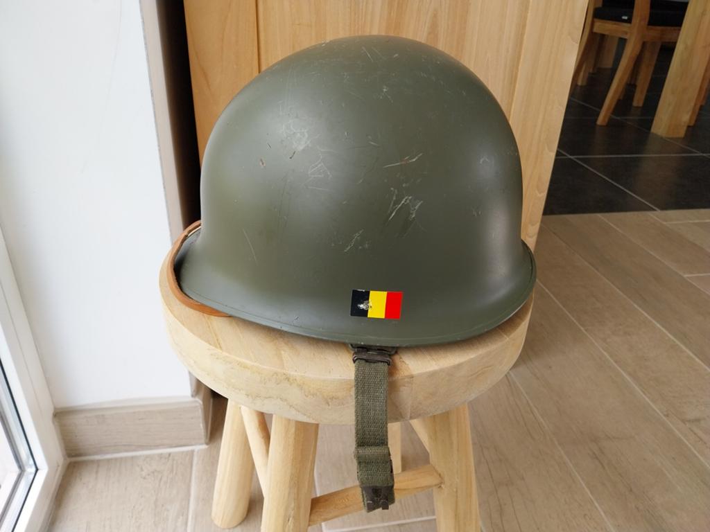 ABL m1 helm belgisch leger compleet, Ophalen of Verzenden