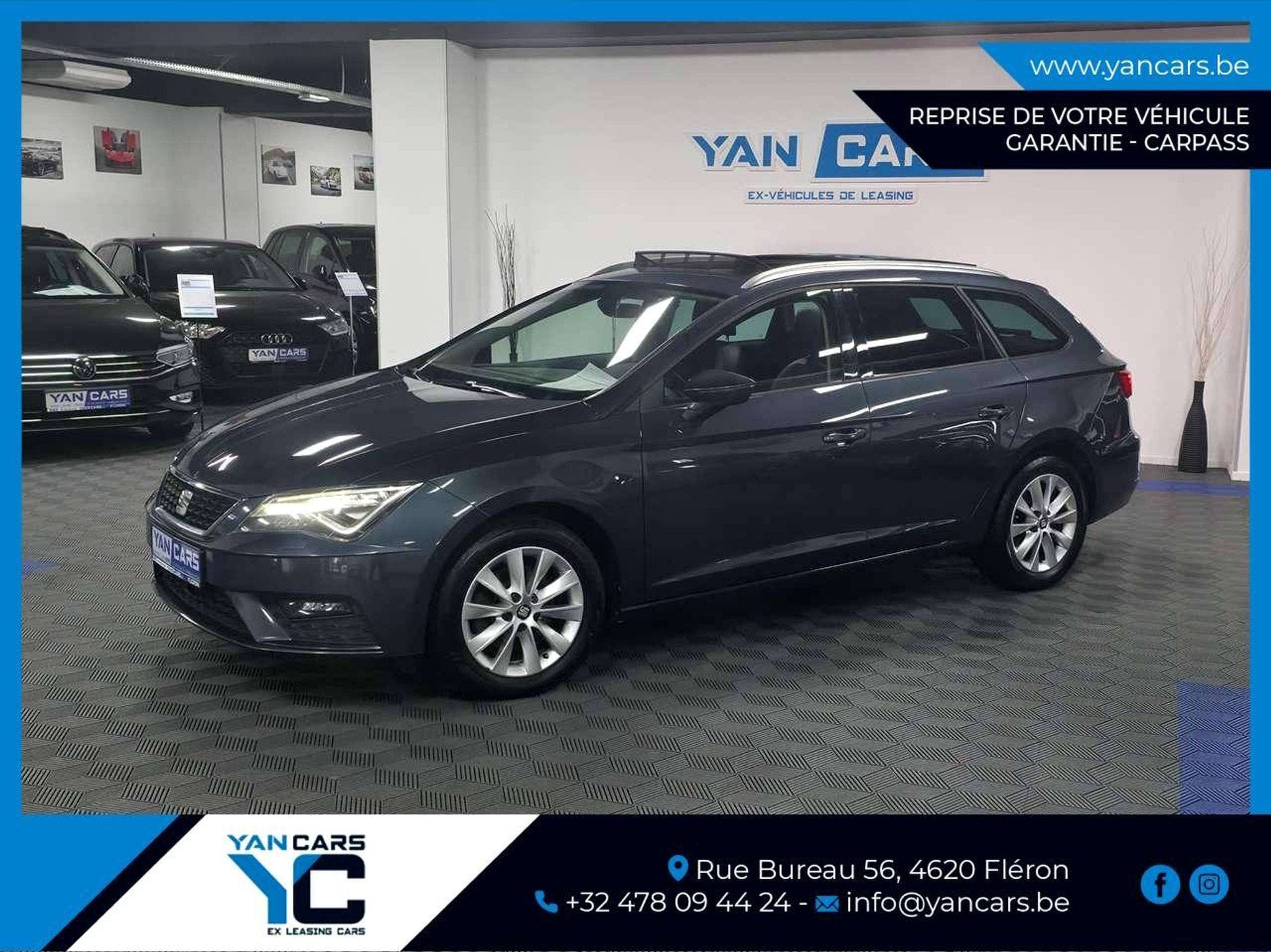 SEAT Leon DSG7 Auto | Cuir/Alcantara chauffants | ACC | Keyl, https://public.car-pass.be/vhr/a69707b2-8341-4558-a0bd-2749620c408e