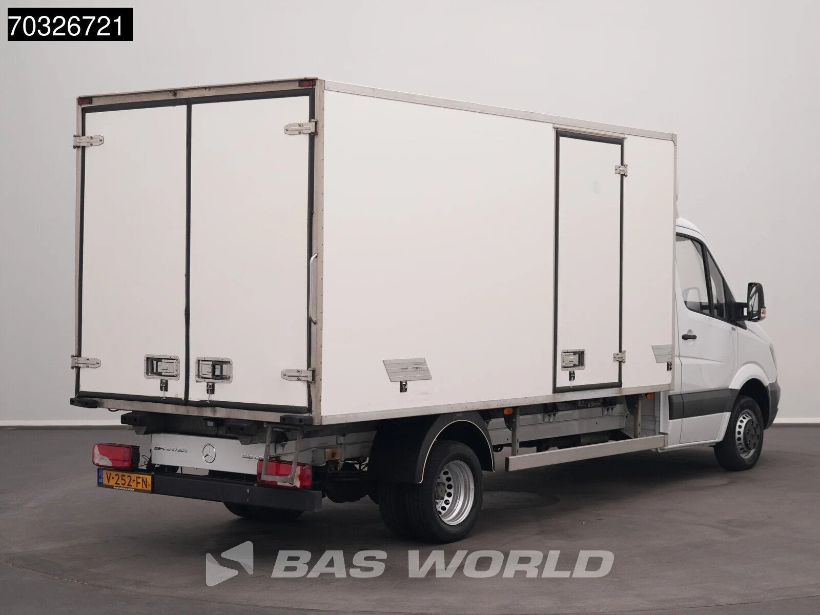 Mercedes Sprinter 516 CDI Euro6 Koelwagen Zijdeur Airco Came, Auto's, Stof, Gebruikt, Euro 6, Wit