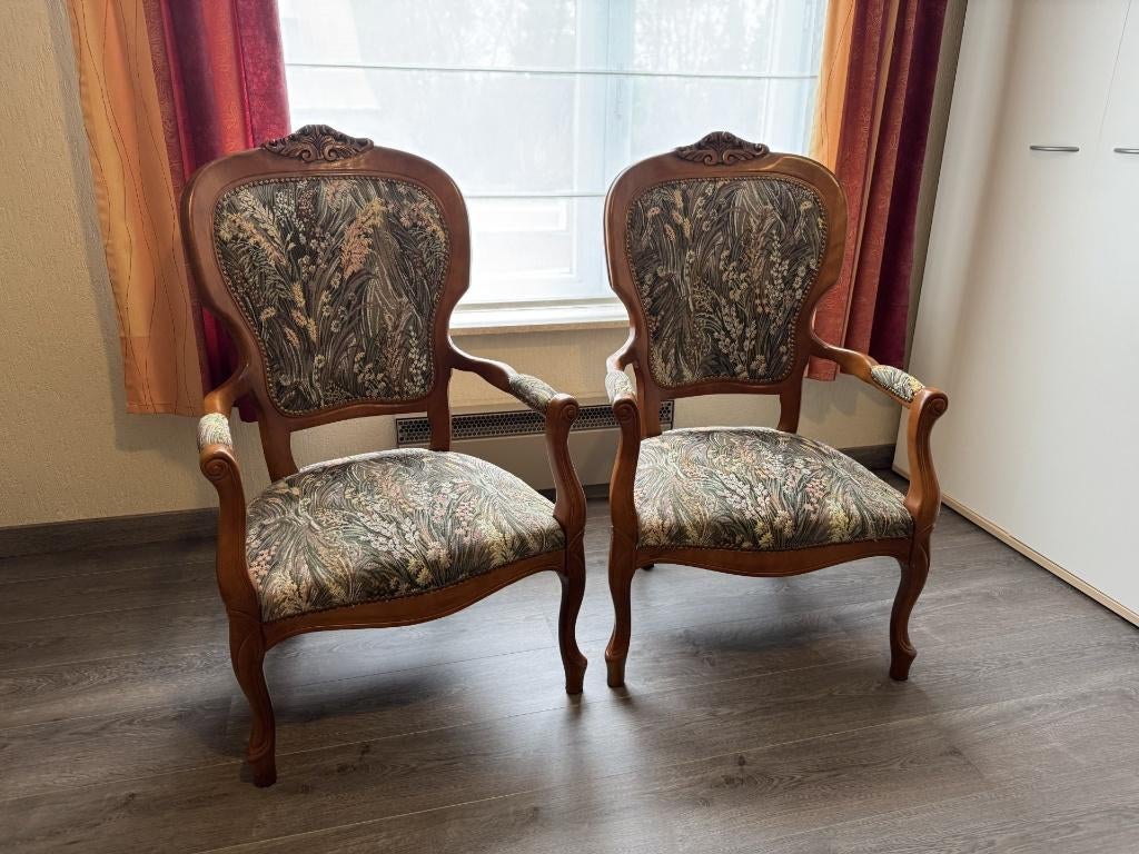 Paar prachtige Barok armstoelen, Ophalen