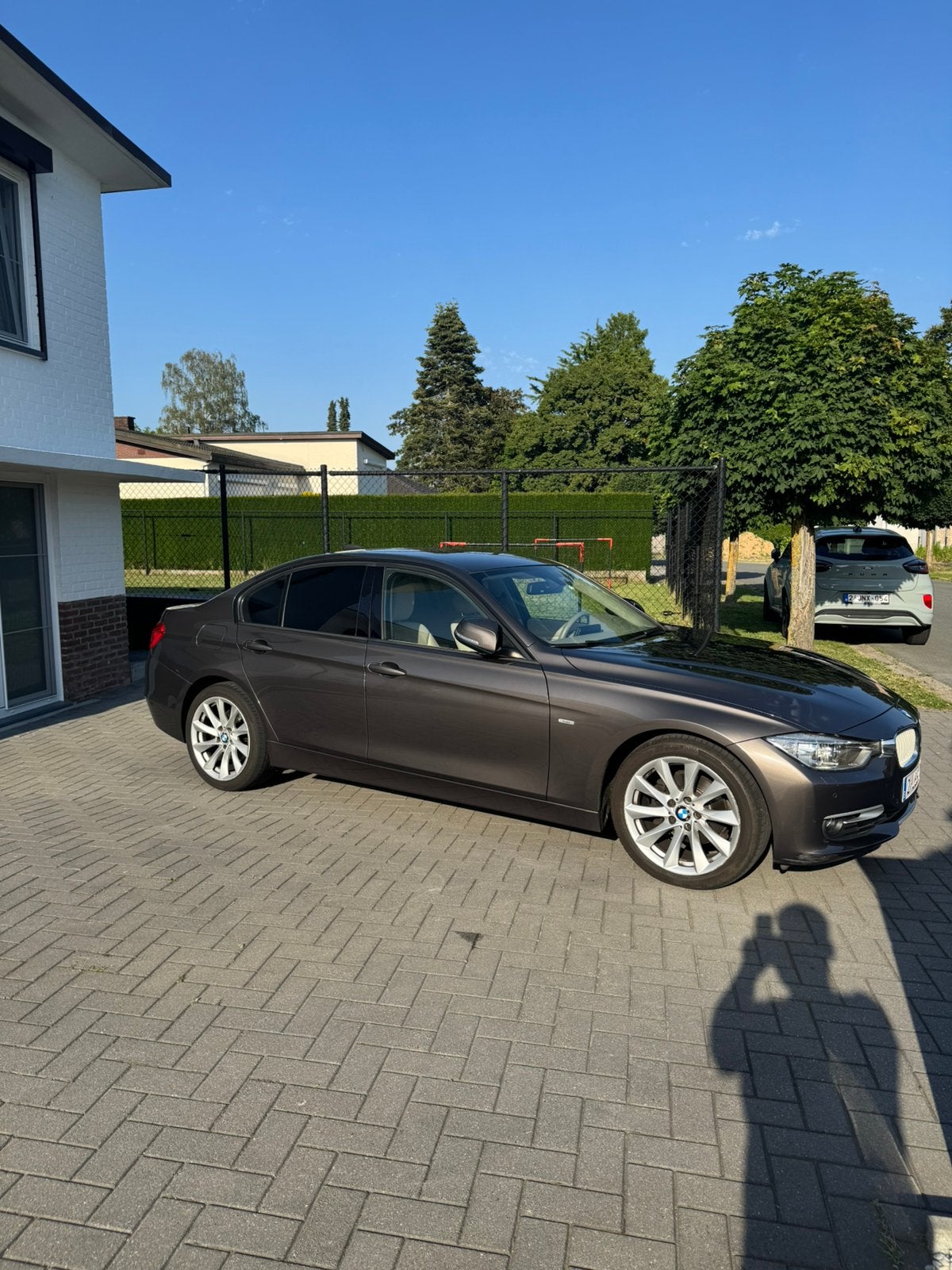 BMW 320i Modern Line (2013) Automaat – 147.000 km – 184 PK, Autos, BMW, Cuir, Beige, 5 portes, Berline