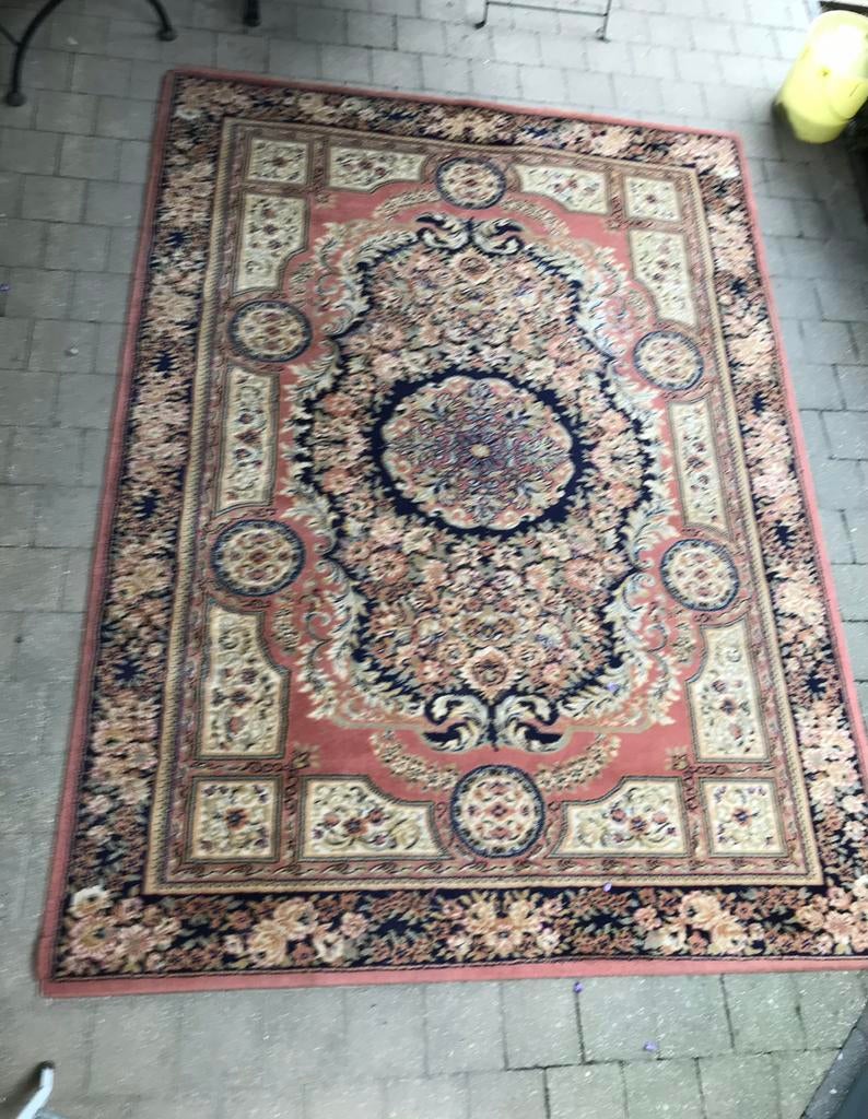 Wollen tapijt, oosters design. 170 x 234 cm, Ophalen, Gebruikt