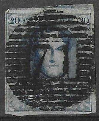 Belgische postzegels  -  nummer 11, Verzenden
