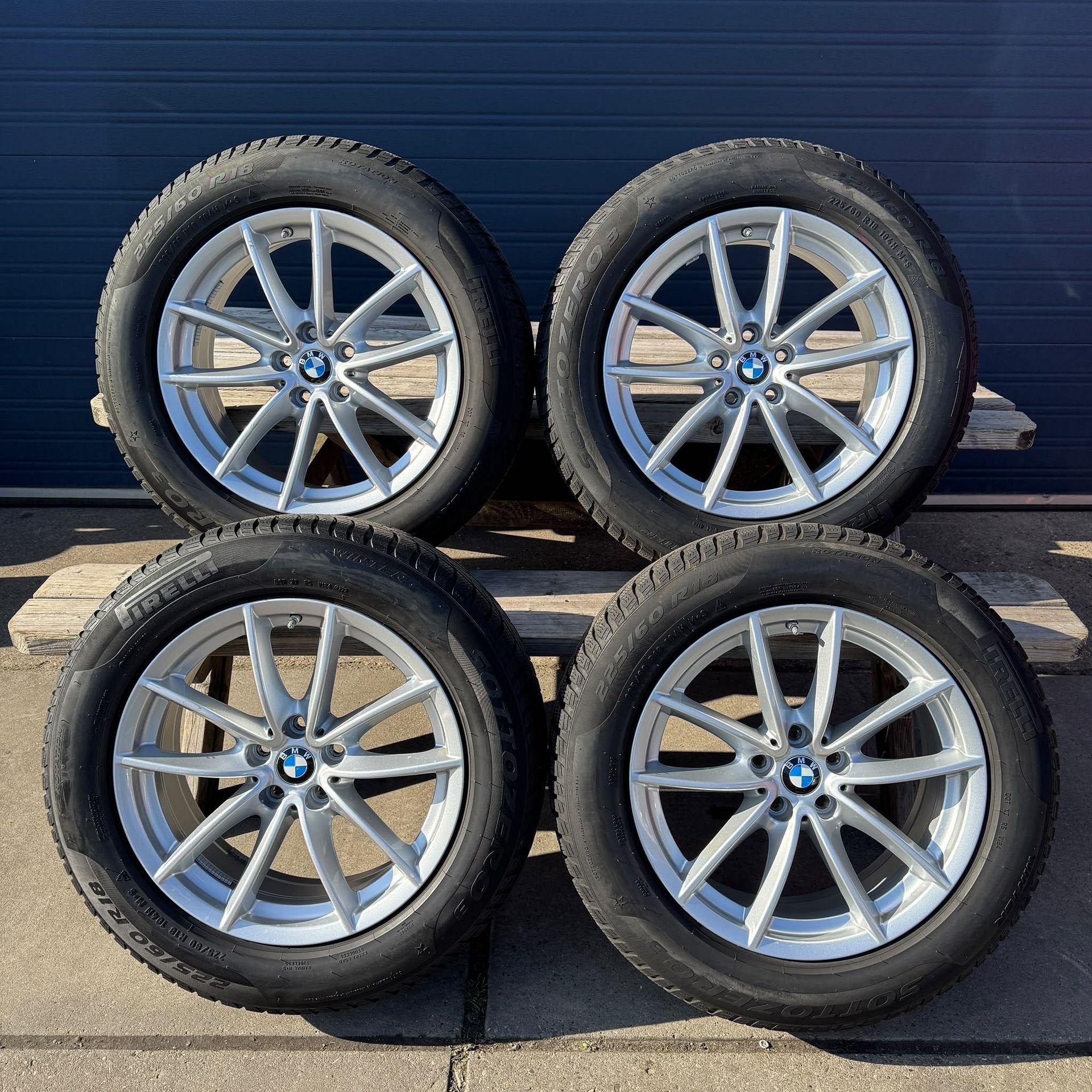 BMW X3 G01 X4 G02 Winterset 225-60-18 5x112 - Set 10.20, Auto-onderdelen, 18 inch, Gebruikt, -, -