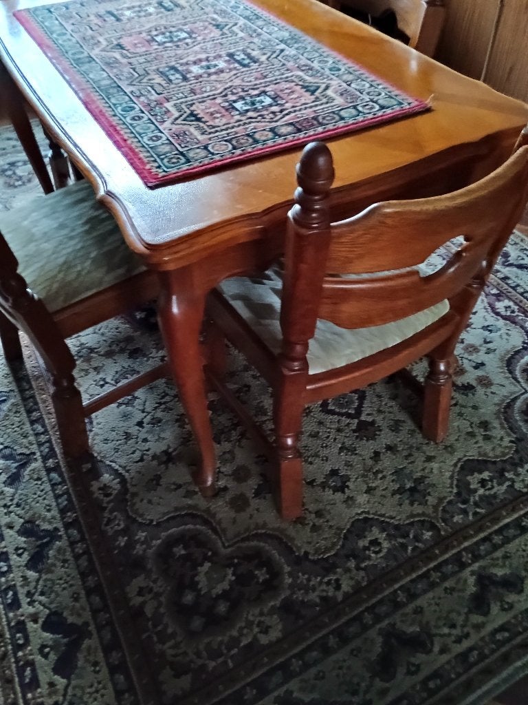 Eethoek  met 4 stoelen  voor € 50, Huis en Inrichting, Tafels | Eettafels, Ophalen, 200 cm of meer, 50 tot 100 cm, Zo goed als nieuw