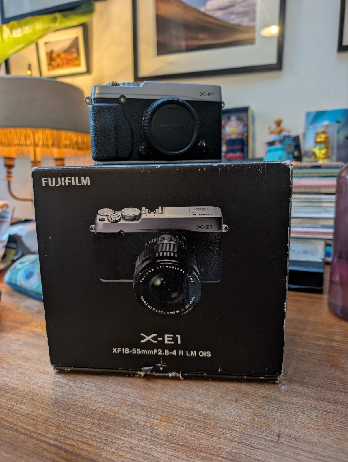 Fujifilm X-E1, Ingebouwde flitser, Gebruikt, Accu, Ophalen of Verzenden