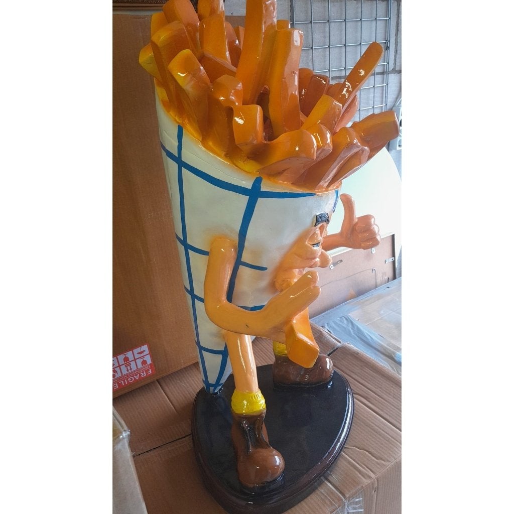 Frietzak - 70 cm hoog - Patatzak - polyester, Ophalen, Nieuw