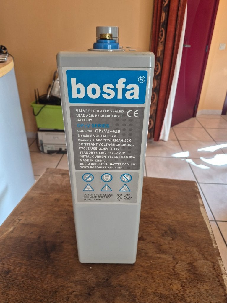 Batterie OPzV 2 V 420 Ah, Enlèvement, Utilisé, Rechargeable