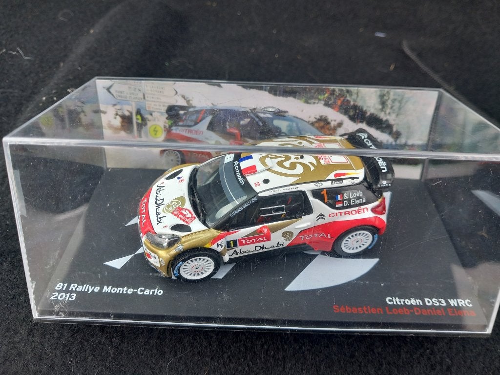 CITROËN DS 3(S.Loeb 2013))1/43, Enlèvement ou Envoi, Comme neuf, Voiture