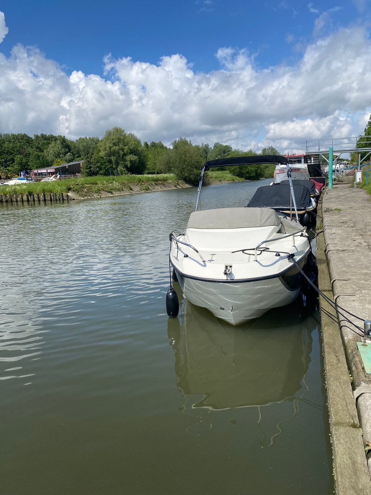 Quicksilver 455 cabin, Watersport en Boten, Motorboten en Motorjachten, Ophalen, Quicksilver, Trailer