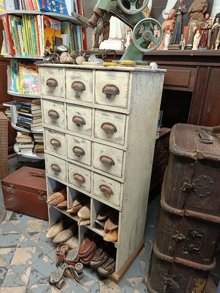 Meuble de cordonnier meuble a tiroirs, Enlèvement, Utilisé