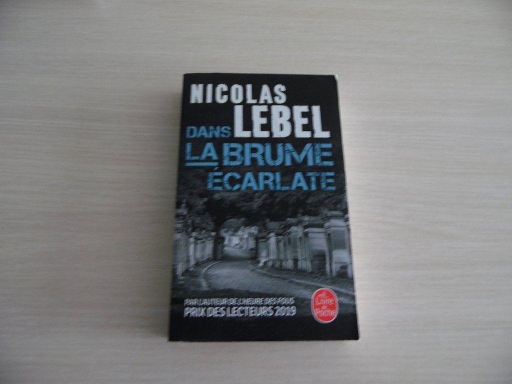 DANS LA BRUME ÉCARLATE      NICOLAS  LEBEL, Ophalen of Verzenden, Zo goed als nieuw, Nicolas Lebel