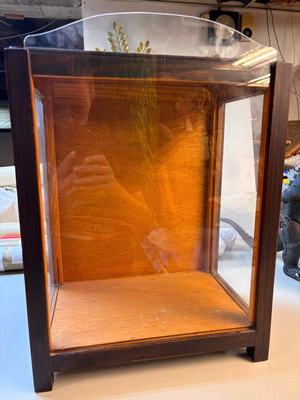 Vitrine kastje display kastje, Huis en Inrichting, Ophalen, Zo goed als nieuw, Glas