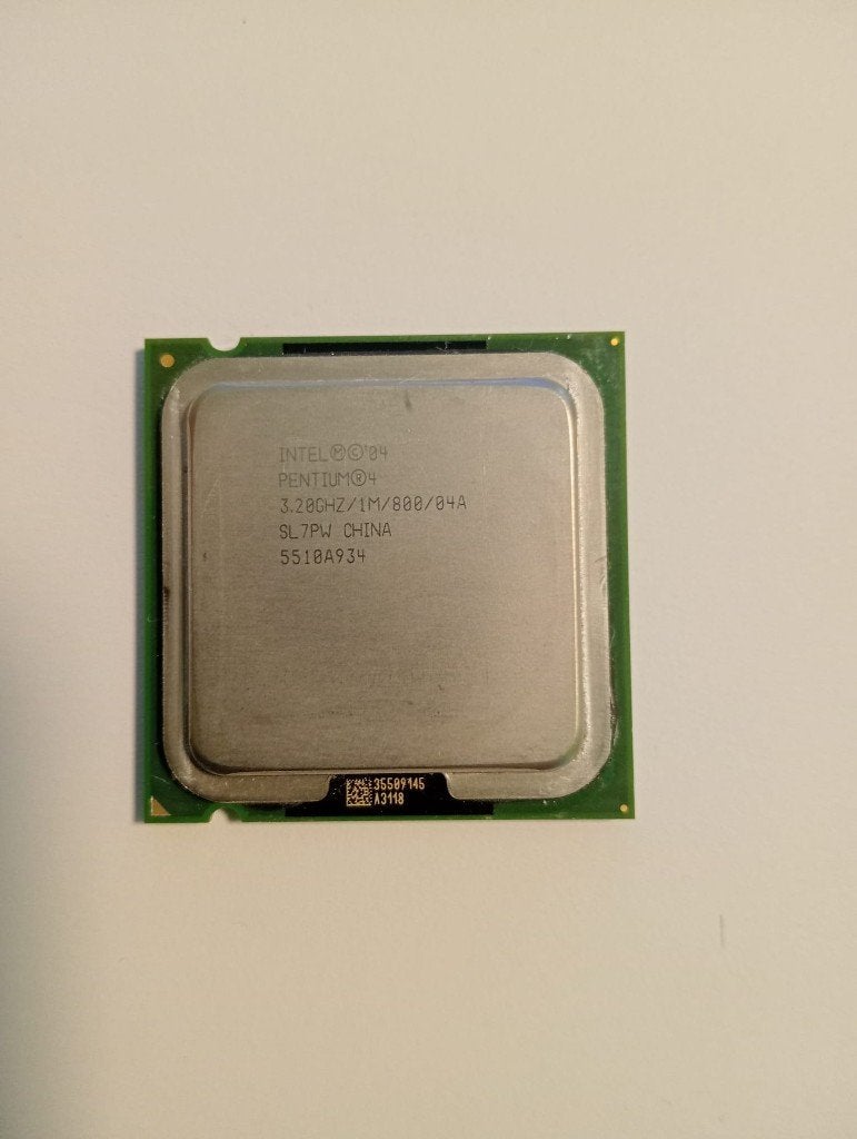 Processeur Intel Pentium 4 3,20 GHz Socket 775 (SL7PW), 4-core, Reconditionné, Intel Pentium, Socket 775