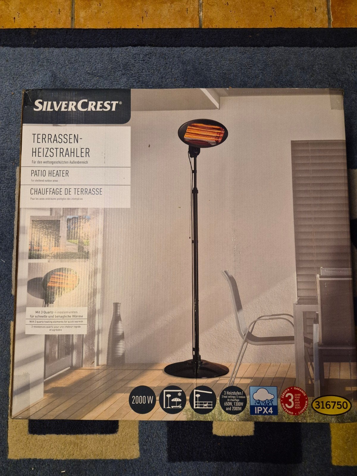 chauffage de terrasse, Enlèvement ou Envoi, Neuf, Électrique