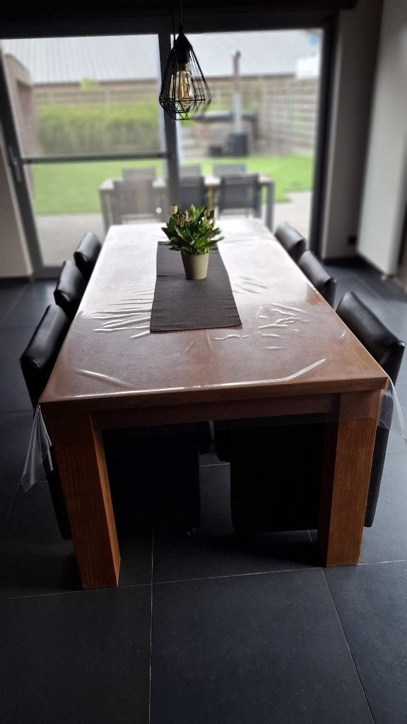 Eetkamer Teak, Huis en Inrichting, Complete eetkamers, Ophalen, Zo goed als nieuw, Warm moderne meubels, Minder dan 4 stoelen