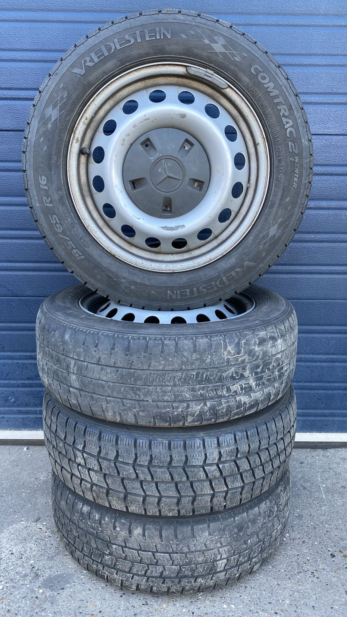 Mercedes-Benz Vito Viano velgen 195-65-16 5x112- Set 20.49, -, Banden en Velgen, -, 195 mm