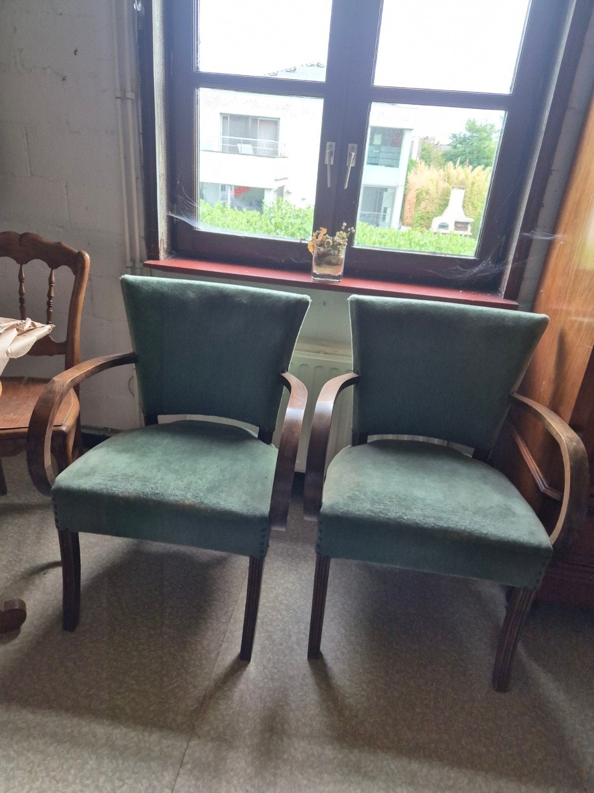 Set van 2 retro stoelen, Antiek en Kunst, Ophalen
