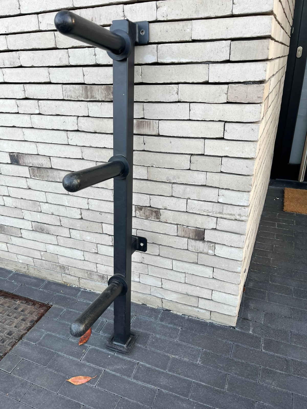 Halterschijven standaard wandmontage, Sport en Fitness, Ophalen, Gebruikt, Halterschijven