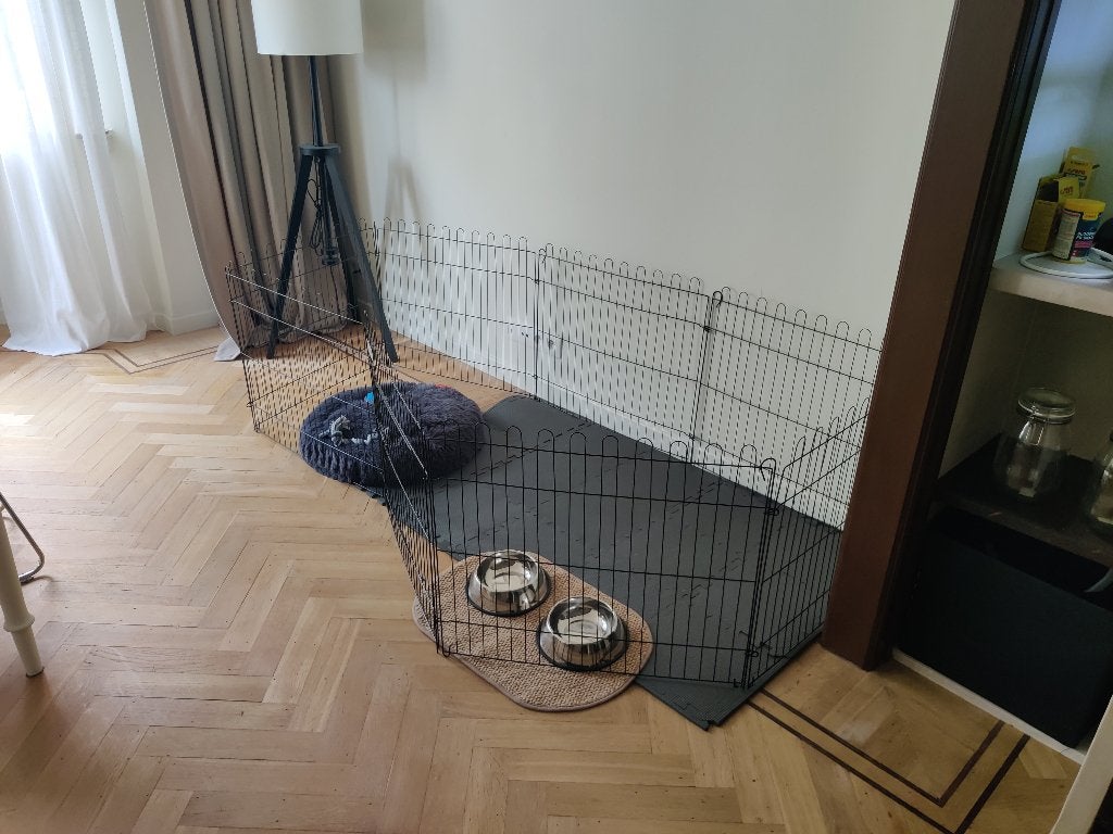 Puppy ren / cavia konijnen ren, Dieren en Toebehoren, Ophalen, 110 cm of meer, 65 tot 100 cm, Hondenhok